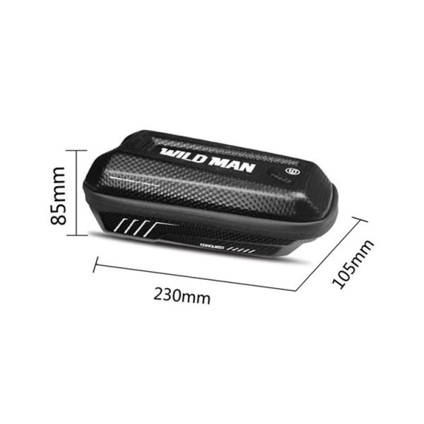 WILD MAN E5 Waterproof Front Bag MTB Large Capacity Bicycle Tube Bag Riding Accessories - Image 2