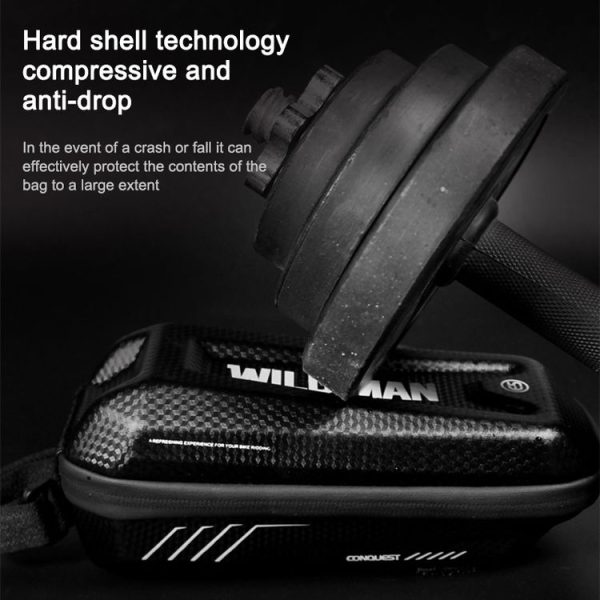 WILD MAN E5 Waterproof Front Bag MTB Large Capacity Bicycle Tube Bag Riding Accessories - Image 7