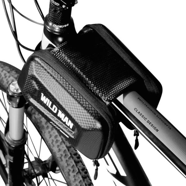 WILD MAN E6 Waterproof Front Bag MTB Large Capacity Bicycle Tube Bag Riding Accessories - Image 3