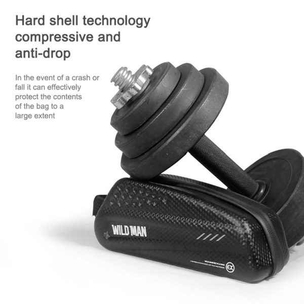 WILD MAN EX Waterproof Front Bag MTB Mobile Phone Sets Bicycle Tube Bag Riding Accessories - Image 5