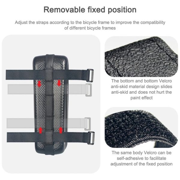 WILD MAN EX Waterproof Front Bag MTB Mobile Phone Sets Bicycle Tube Bag Riding Accessories - Image 8