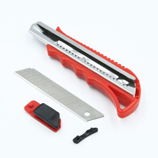 Large Size Utility Knife Paper Cutter with Stainless Steel Blade, Random Color Delivery - Image 4