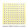 20 PCS Round Shape Number Sticker Shoe Size Label, Number 0-99 - Image 2