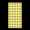 1000 PCS Round Shape Size Sticker Clothes Size Label, Size: M - Image 3