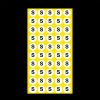 1000 PCS Round Shape Size Sticker Clothes Size Label, Size: S - Image 3