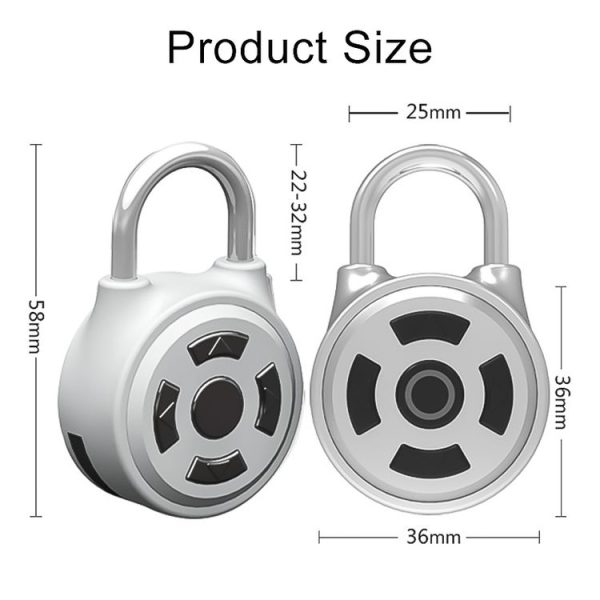 Intelligent Bluetooth Key Password Padlock Remote Unlocking for iOS / Android - Image 3