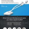 VONETS VAP11N Mini WiFi 300Mbps Repeater WiFi Bridge, Best Partner of IP Device / IP Camera / IP Printer / XBOX / PS3 / IPTV / Skybox (White) - Image 6