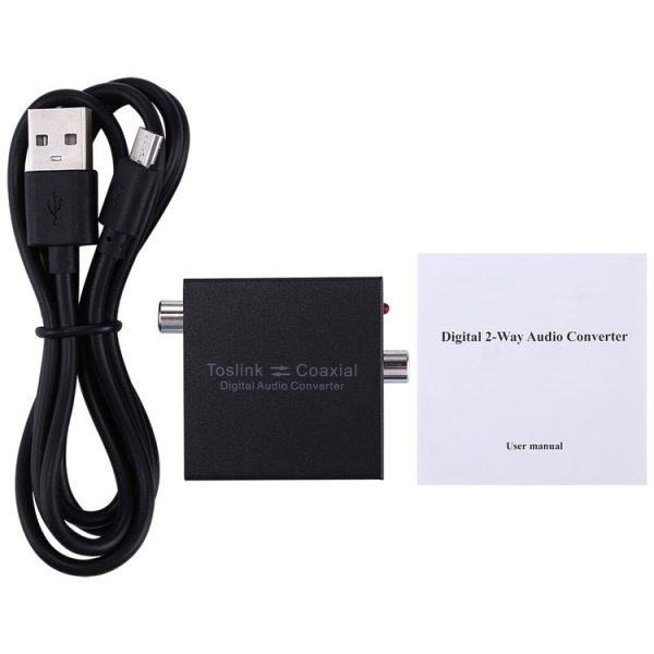 NK-Q7 Tendak Optical SPDIF Toslink to Coaxial / Coaxial to Optical SPDIF Toslink Bi-directional Swtich Digital 2-Way Audio Converter - Image 6