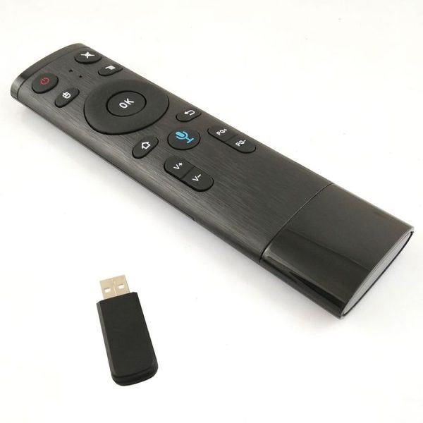 Q5 2.4G RF 3D Brushed Fashion Sense Universal Voice Version Air Mouse Remote Controller - Image 2