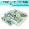 300Mbps Wireless-N Range Extender WiFi Repeater Signal Booster Network Router with 2 External Antenna, EU Plug (Black) - Image 12
