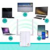 300Mbps Wireless-N Range Extender WiFi Repeater Signal Booster Network Router with 2 External Antenna, EU Plug (Black) - Image 13