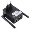 300Mbps Wireless-N Range Extender WiFi Repeater Signal Booster Network Router with 2 External Antenna, EU Plug (Black) - Image 4