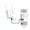 300Mbps Wireless-N Range Extender WiFi Repeater Signal Booster Network Router with 2 External Antenna, EU Plug (Black) - Image 8