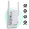 300Mbps Wireless-N Range Extender WiFi Repeater Signal Booster Network Router with 2 External Antenna, EU Plug (Black) - Image 9