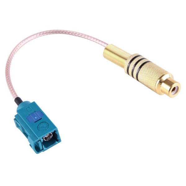 15cm RCA Female to FAKRA Z Type Female RG316 Cable with Spring - Image 2