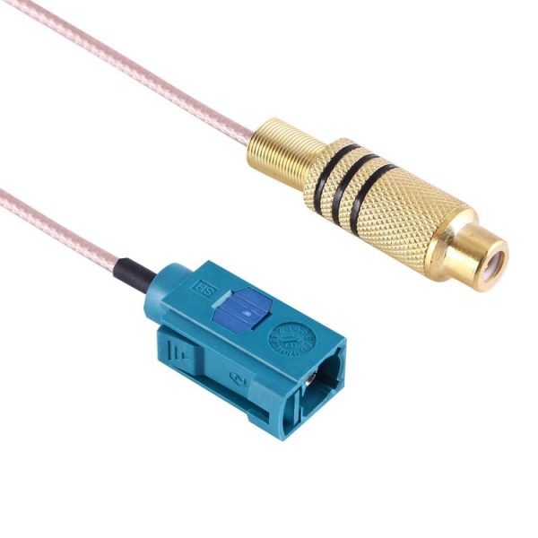 15cm RCA Female to FAKRA Z Type Female RG316 Cable with Spring - Image 3