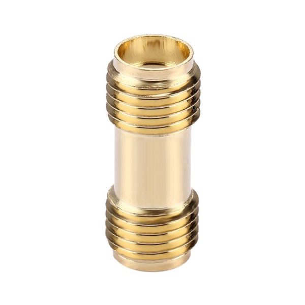 SMA Female to SMA Female Connector Adapter (Gold) - Image 4