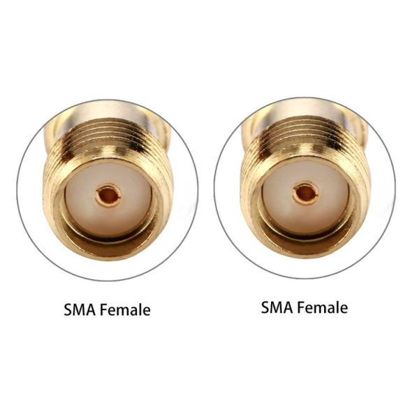 SMA Female to SMA Female Connector Adapter (Gold) - Image 5