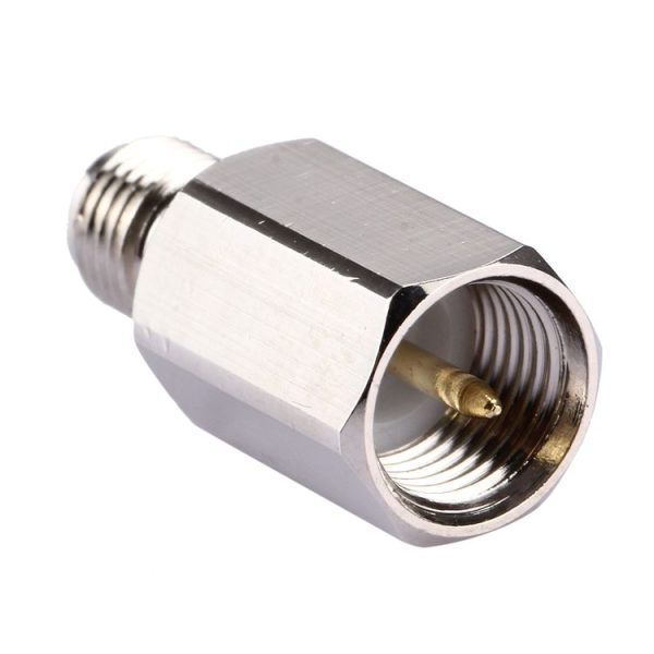 FME Male to SMA Female Connector Adapter (Silver) - Image 3