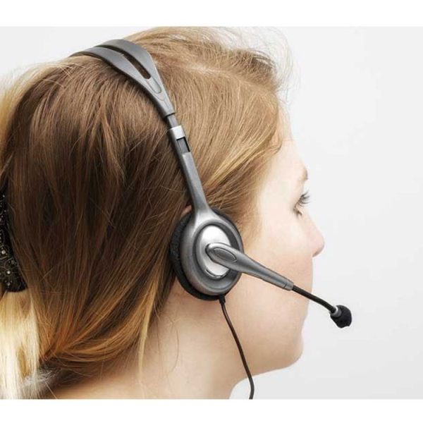 Logitech H110 Dual 3.5mm Audio Plugs Stereo Headset - Image 8