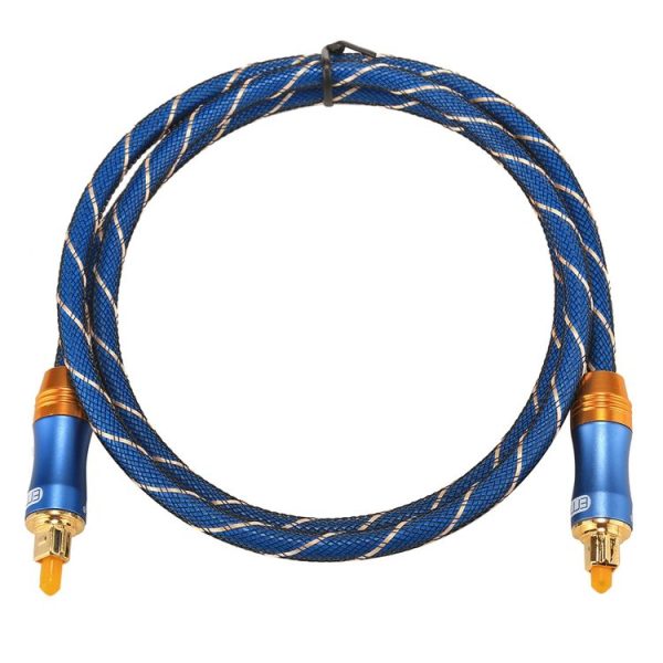 EMK LSYJ-A010 1m OD6.0mm Gold Plated Metal Head Toslink Male to Male Digital Optical Audio Cable - Image 3
