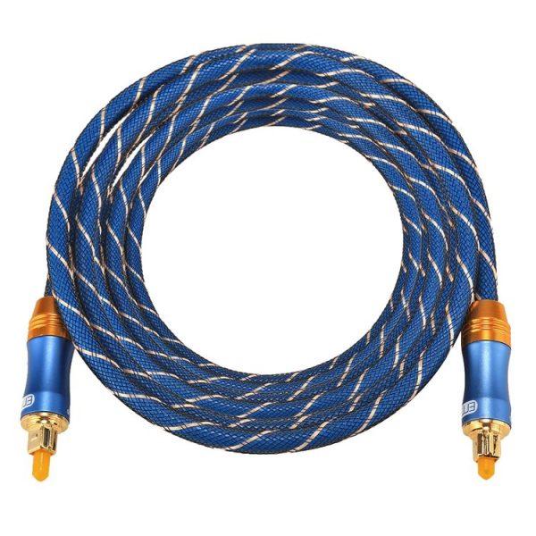 EMK LSYJ-A 3m OD6.0mm Gold Plated Metal Head Toslink Male to Male Digital Optical Audio Cable - Image 3