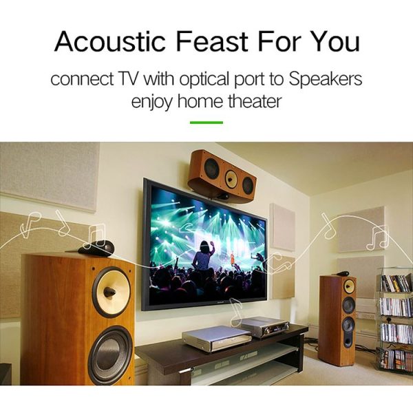 EMK TZ / A 1m OD8.0mm Gold Plated Metal Head RCA to RCA Plug Digital Coaxial Interconnect Cable Audio / Video RCA Cable - Image 7