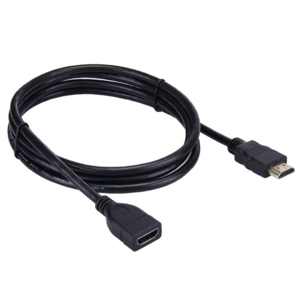 1.5m High Speed HDMI 19 Pin Male to HDMI 19 Pin Female Adapter Cable - Image 2