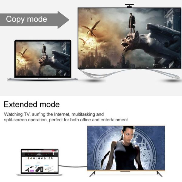 1.5m High Speed HDMI 19 Pin Male to HDMI 19 Pin Female Adapter Cable - Image 6