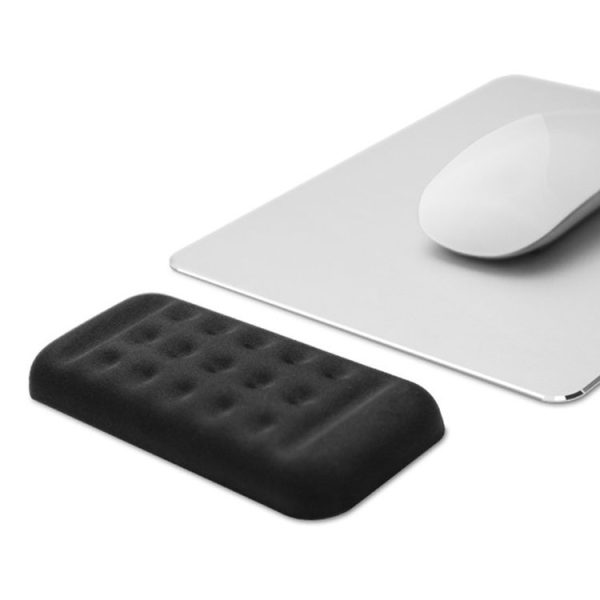 Mechanical Keyboard Wrist Rest Memory Foam Mouse Pad, Size: Single Hand (Black) - Image 2