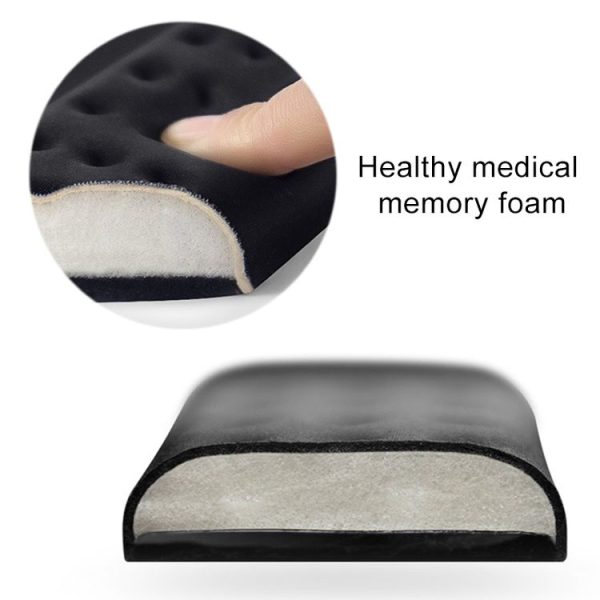 Mechanical Keyboard Wrist Rest Memory Foam Mouse Pad, Size: Single Hand (Black) - Image 4