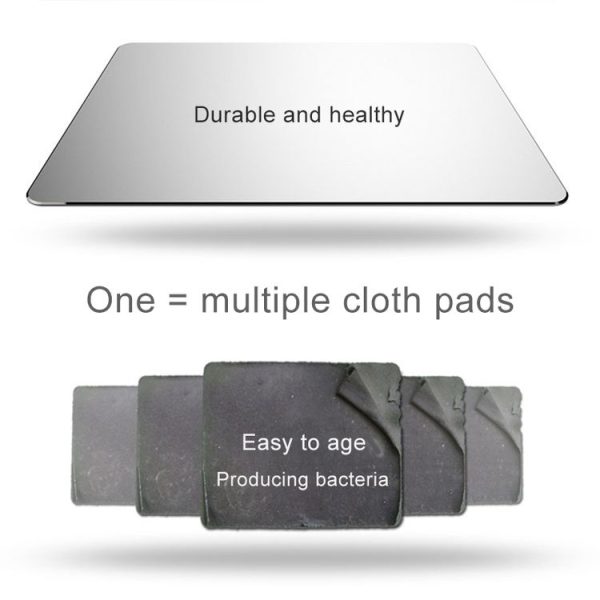 Circle Shape Aluminum Alloy Double-sided Non-slip Mat Desk Mouse Pad - Image 7