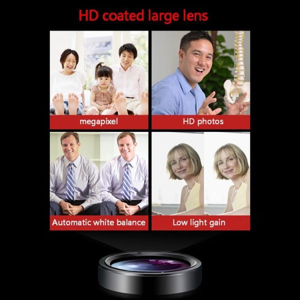 Aoni C11 720P 150-degree Wide-angle Manual Focus HD Computer Camera with Microphone - Image 11