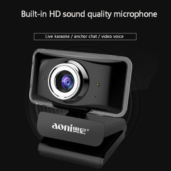 Aoni C11 720P 150-degree Wide-angle Manual Focus HD Computer Camera with Microphone - Image 9