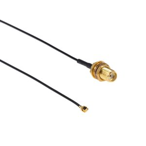 IPX-SMA Female Adapter Cable, Length: 20cm (Black)