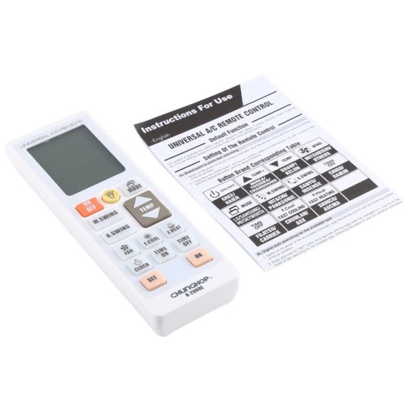 Chunghop K-2988E Universal A / C Remote Controller with Flashlight - Image 7