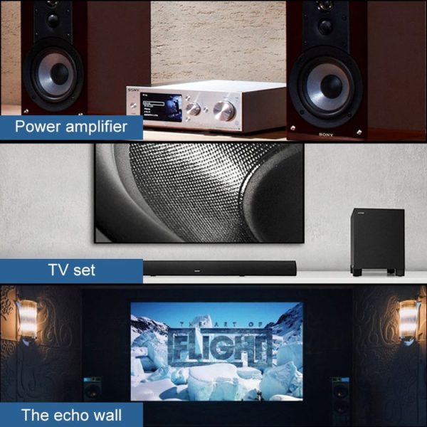 EMK 1 Input 3 Output Digital Optical Audio SPDIF Toslink Splitter Adapter (Silver Grey) - Image 8
