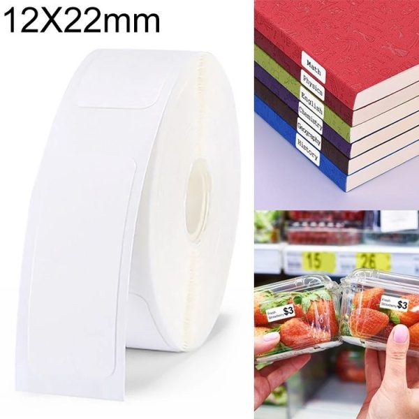 L11 Self-adhesive Thermal Label Printing Paper, Size: 12x22mm 130 Sheets