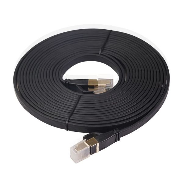 CAT8-2 Double Shielded CAT8 Flat Network LAN Cable, Length: 5m - Image 3
