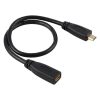 30cm 1080P Micro HDMI Female to Male Gold-plated Connector Adapter Cable - Image 2