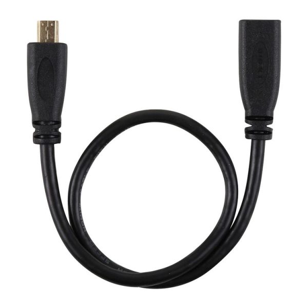 30cm 1080P Micro HDMI Female to Male Gold-plated Connector Adapter Cable - Image 3
