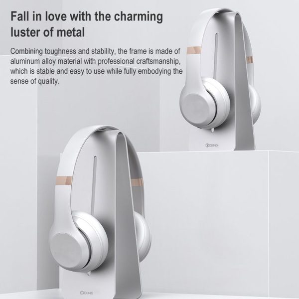Original Xiaomi Youpin IQUNIX H-Stand Universal Vertical Holder for Headset (Silver) - Image 3