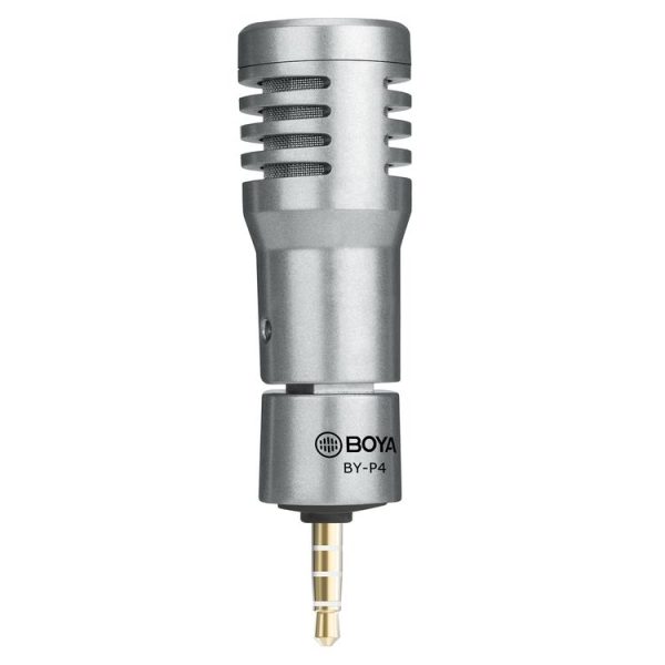 BOYA BY-P4 Omnidirectional Condenser Microphone for 3.5mm Interface Mobile Phones, Computers, Tablets - Image 2