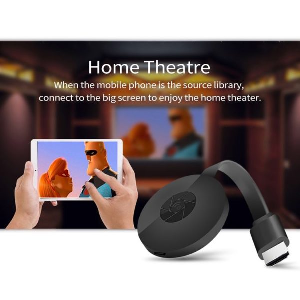 MiraScreen G2 Wireless WiFi Display Dongle Receiver Airplay Miracast DLNA 4K UHD RK3660 TV Stick for iPhone, Samsung, and other Smartphones (Black) - Image 5