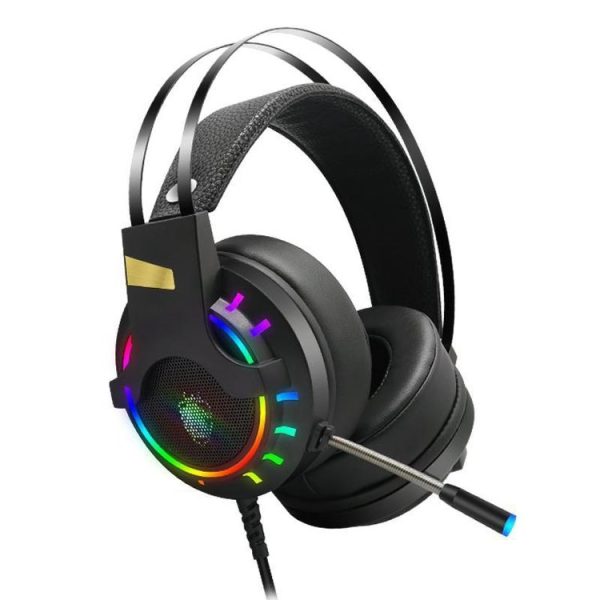 K3 Virtual 7.1 Stereo RGB Backlit Headset with Microphone (Black) - Image 2