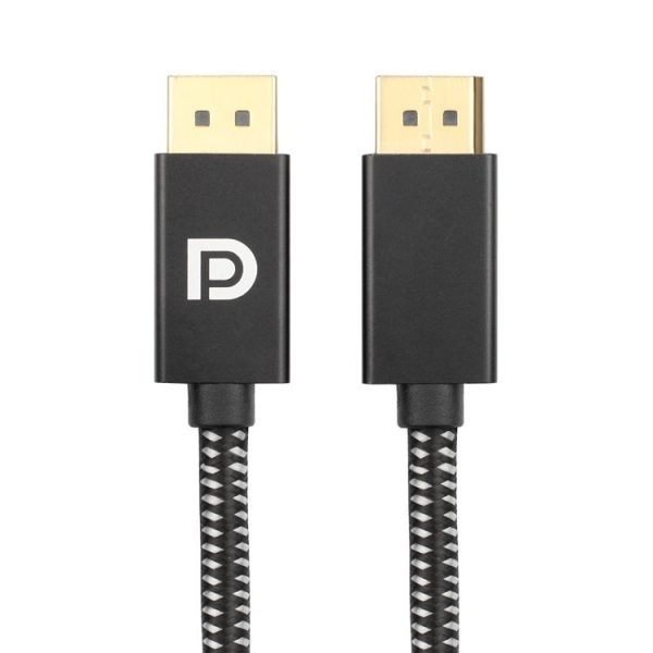 OD6.5mm DP Male to Male DisplayPort Cable, Length: 2m - Image 3