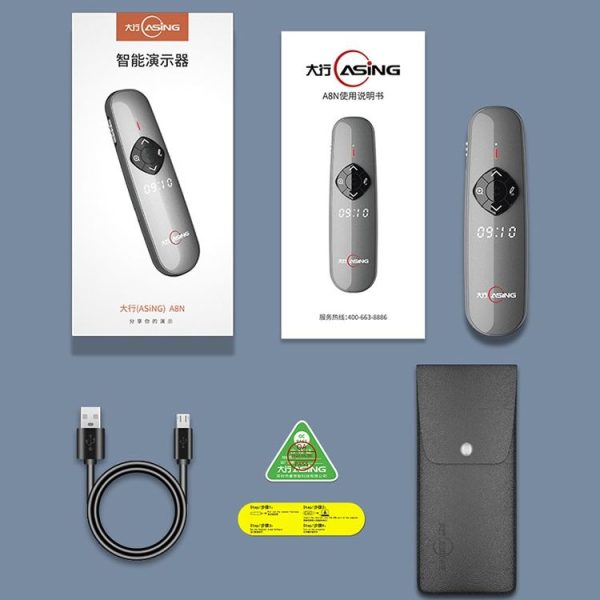 ASiNG A8N Red Light Smart Demonstrator Remote Control Flip Pen Wireless Presenter, Capacity: 32GB - Image 7