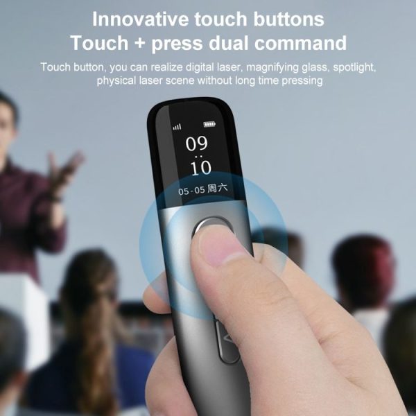 ASiNG A9 32GB Green Light Multifunctional PPT Touch Laser Page Turning Pen Wireless Presenter (Blue) - Image 4