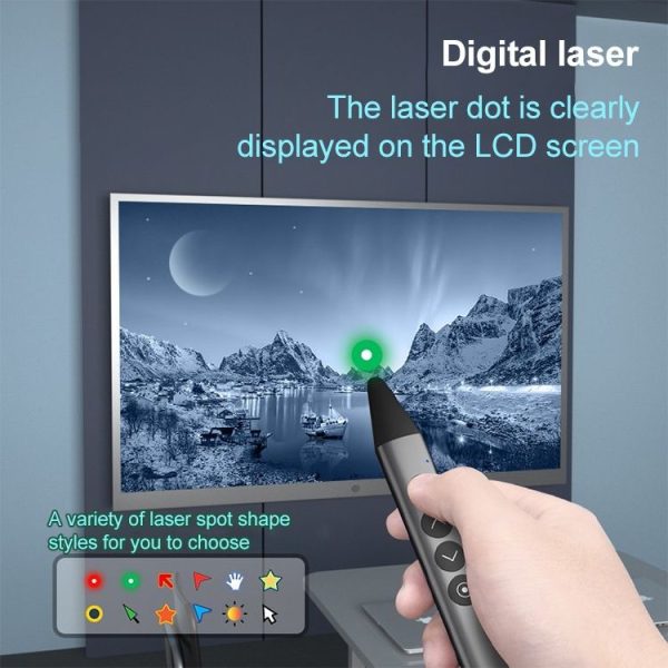 ASiNG A12 Digital Laser Touch Page Turning Pen Wireless Presenter - Image 4