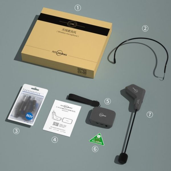 ASiNG WM05 Anti-sweat Head-mounted Wireless Speaker Microphone - Image 7